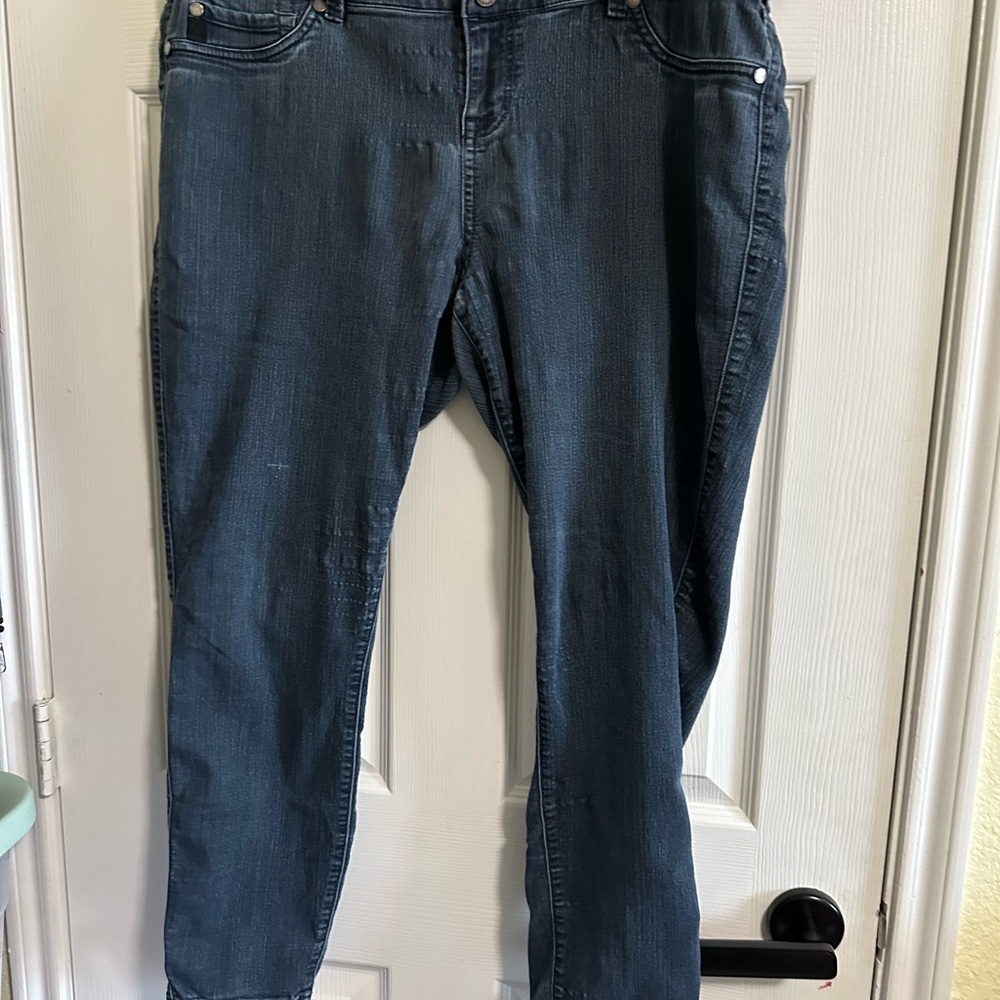 Torrid Dark Blue Ankle Jeans